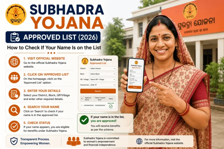 subhadra yojana beneficiary list check online