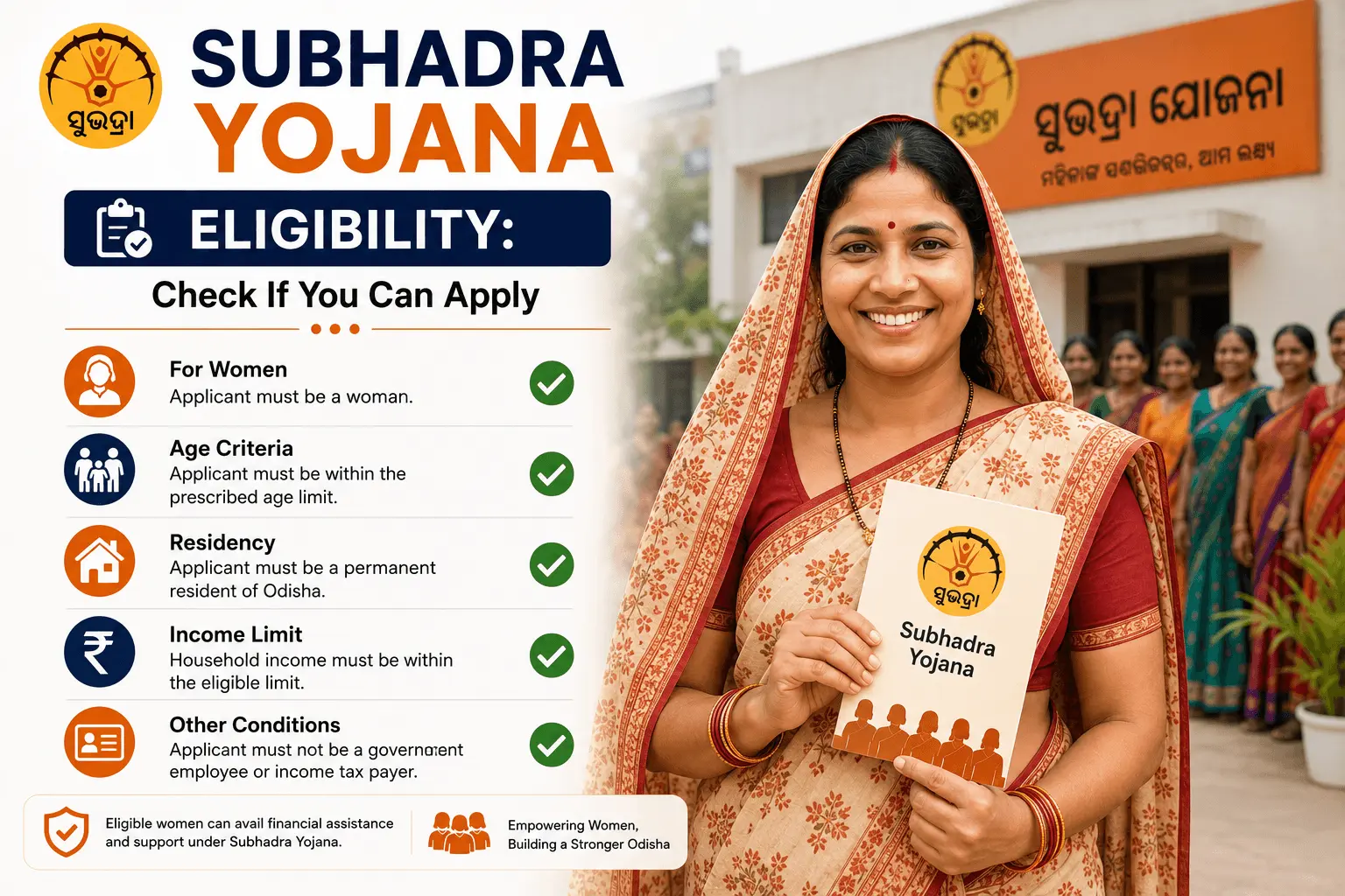 subhadra yojana eligibility check online