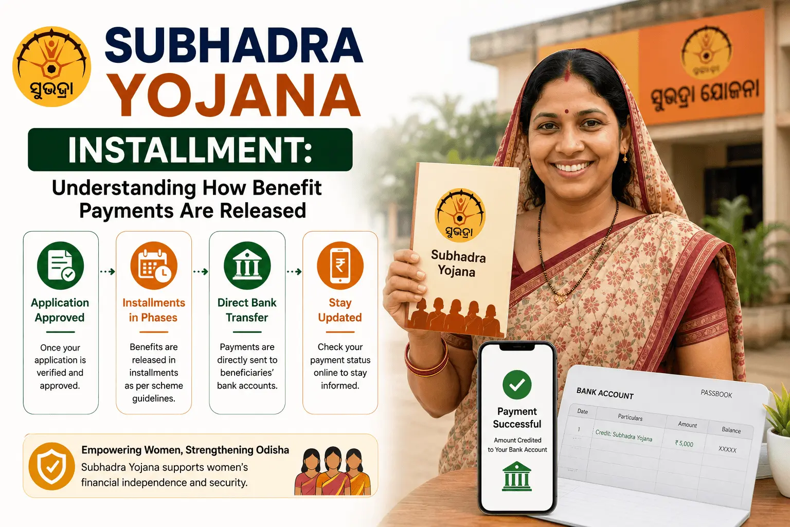 subhadra yojana installment check online